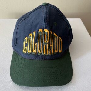 Vintage Colorado Buffalos Blue and Green Cap